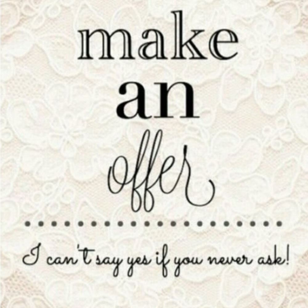 Happy to entertain offers!